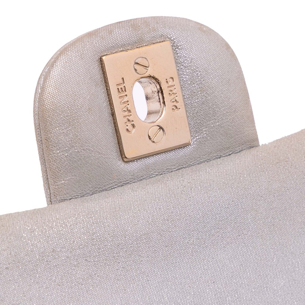 Chanel Medium Classic Iridescent Lambskin Double Flap - Image 12