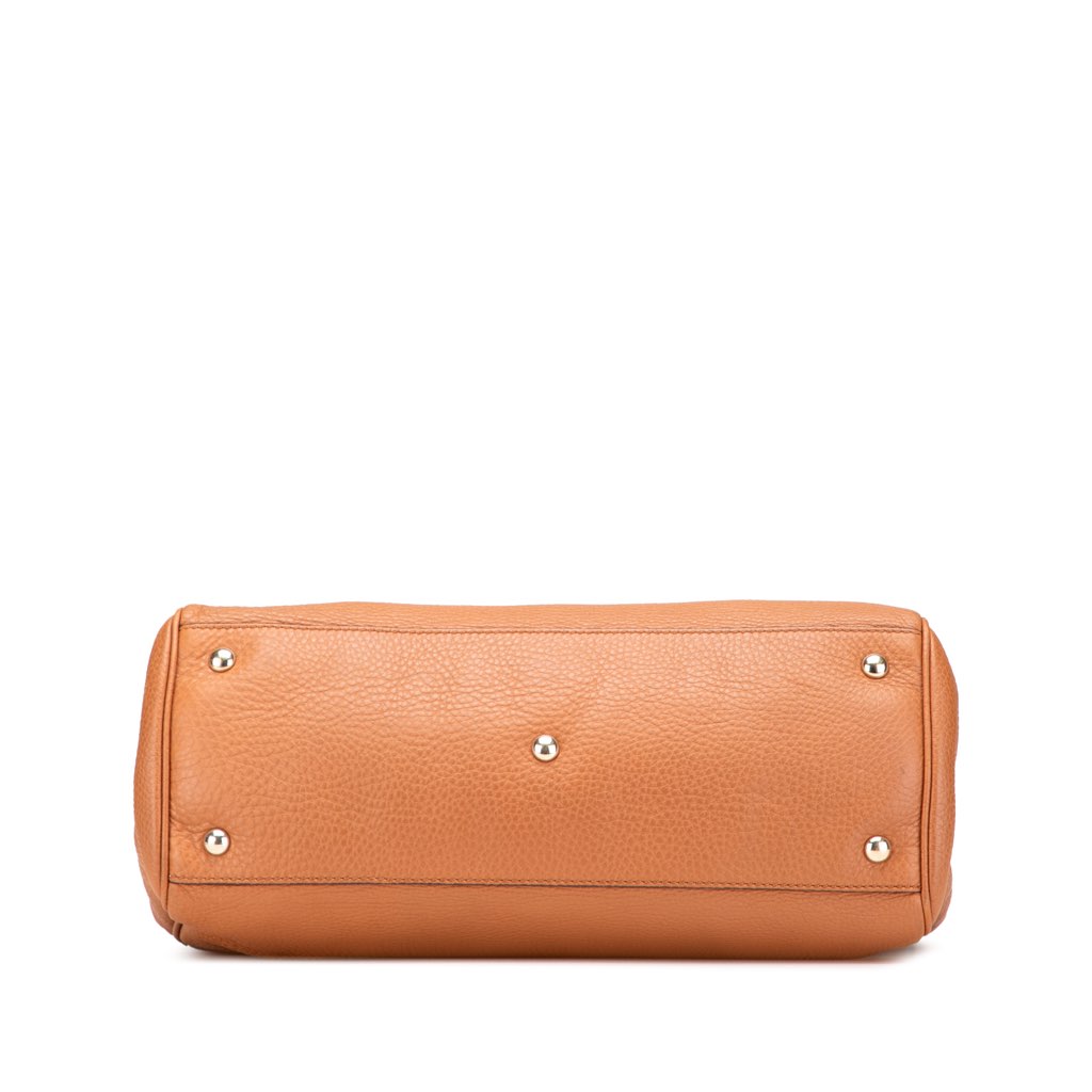 Gucci Medium Calfskin Bamboo Shopper Satchel - 3