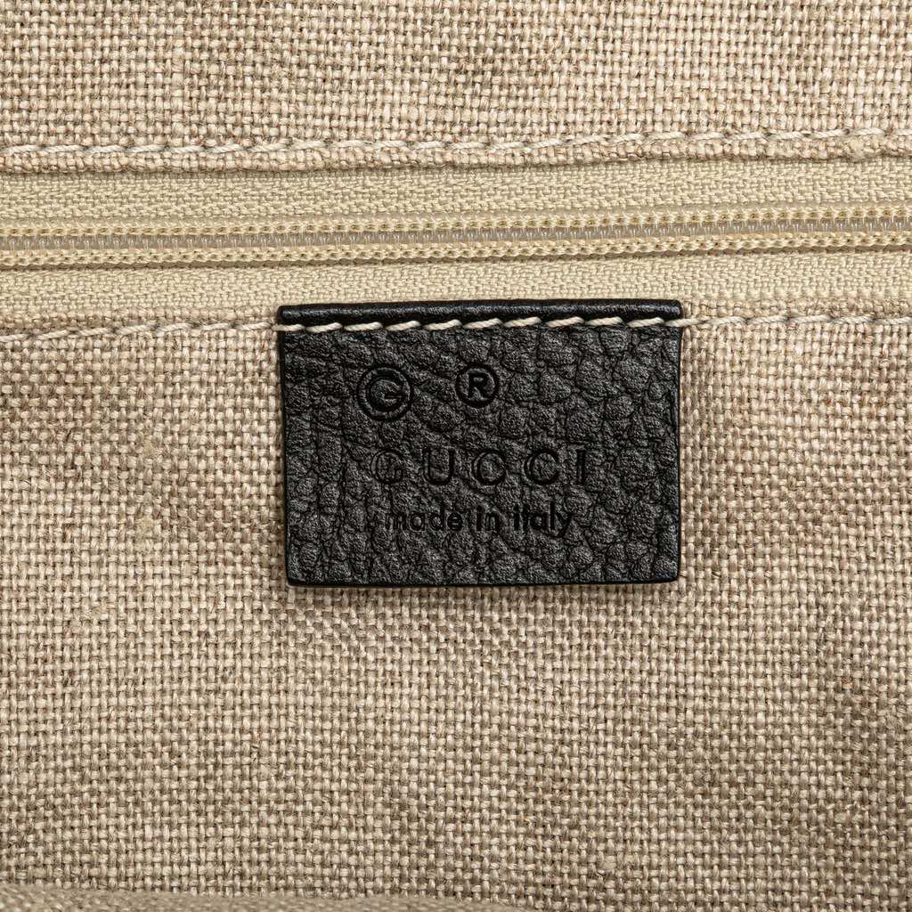 Gucci Large Dollar Calfskin GG Charm Dome Satchel - 5