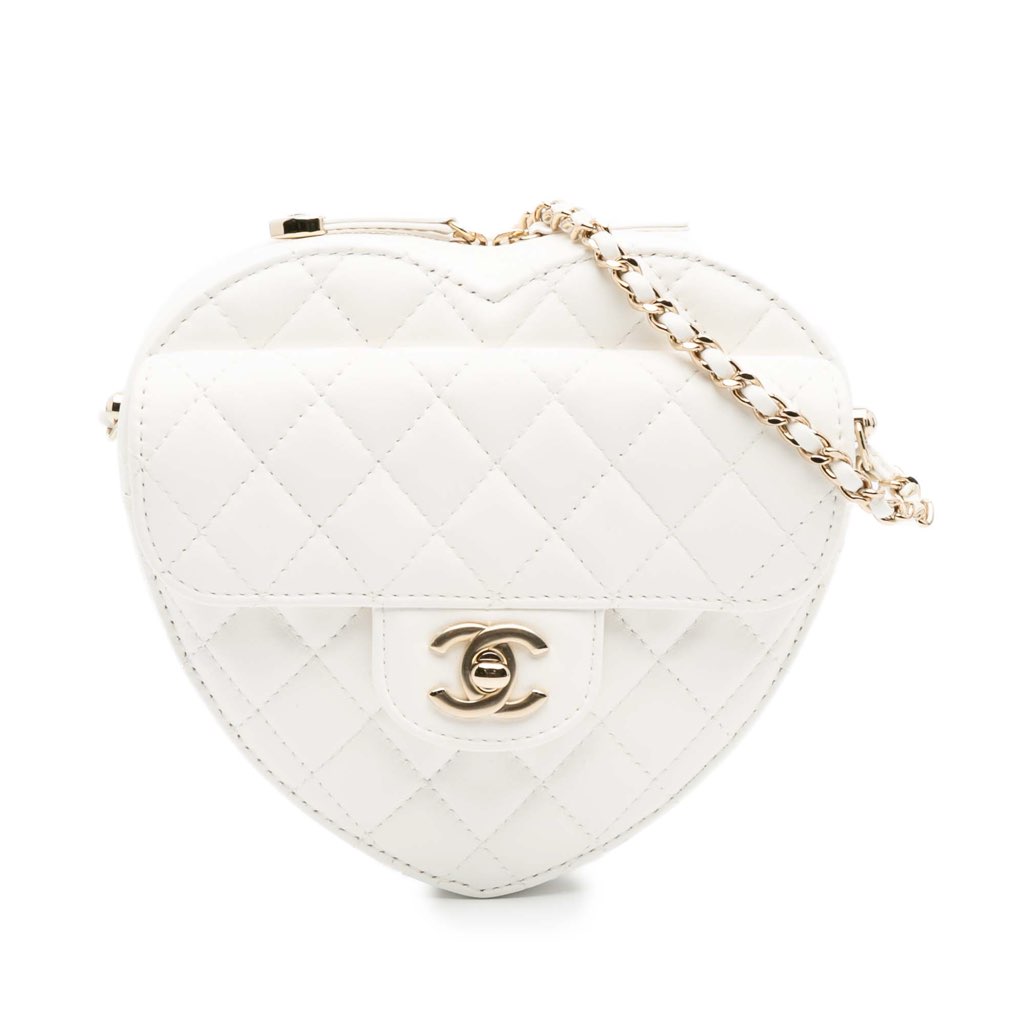 Chanel Lambskin CC in Love Heart Crossbody