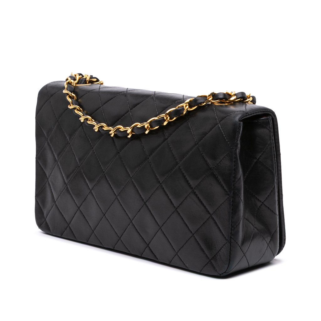 Chanel CC Quilted Lambskin Full Single Flap - 2