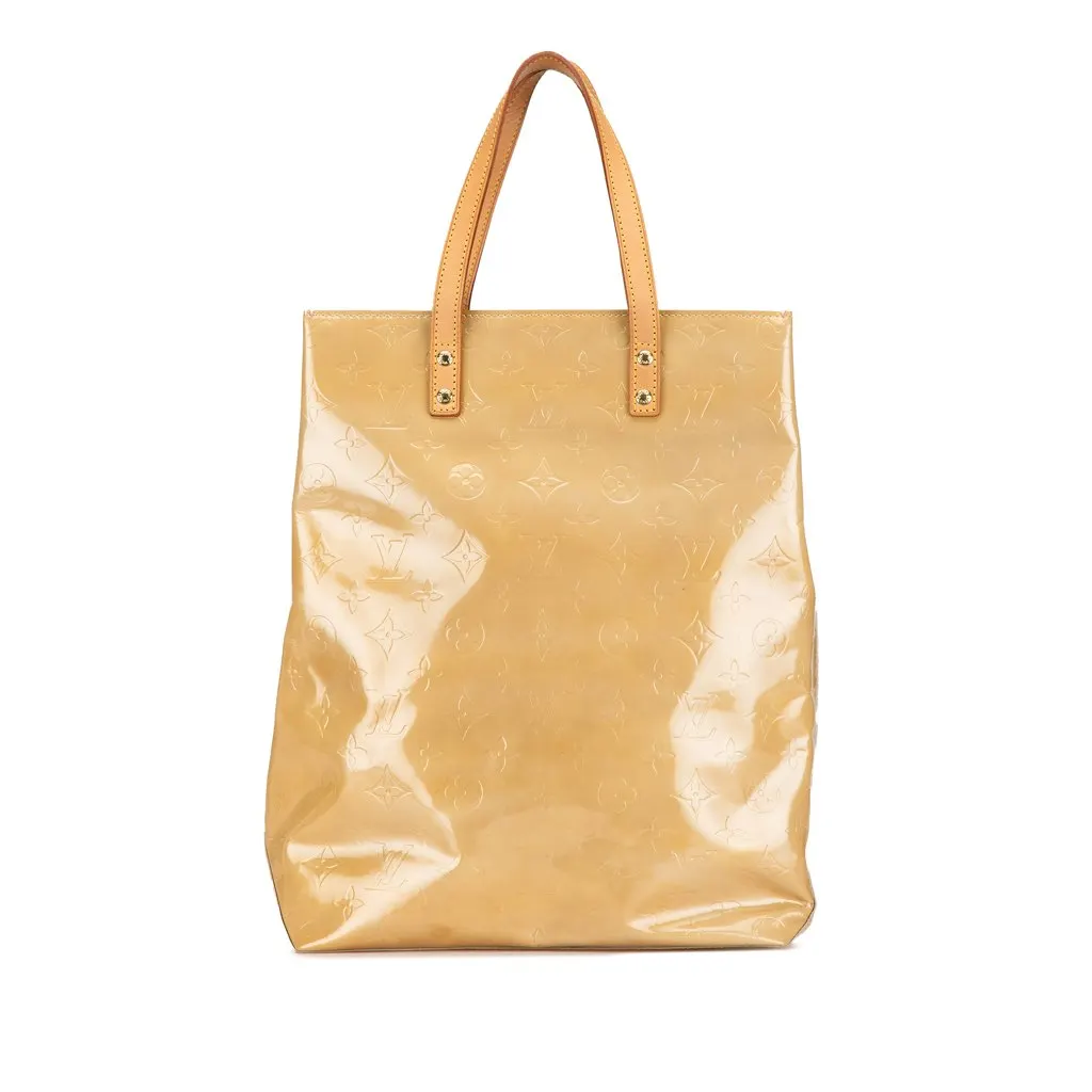 Louis Vuitton Monogram Vernis Reade MM Brown Leather Fair - Front View