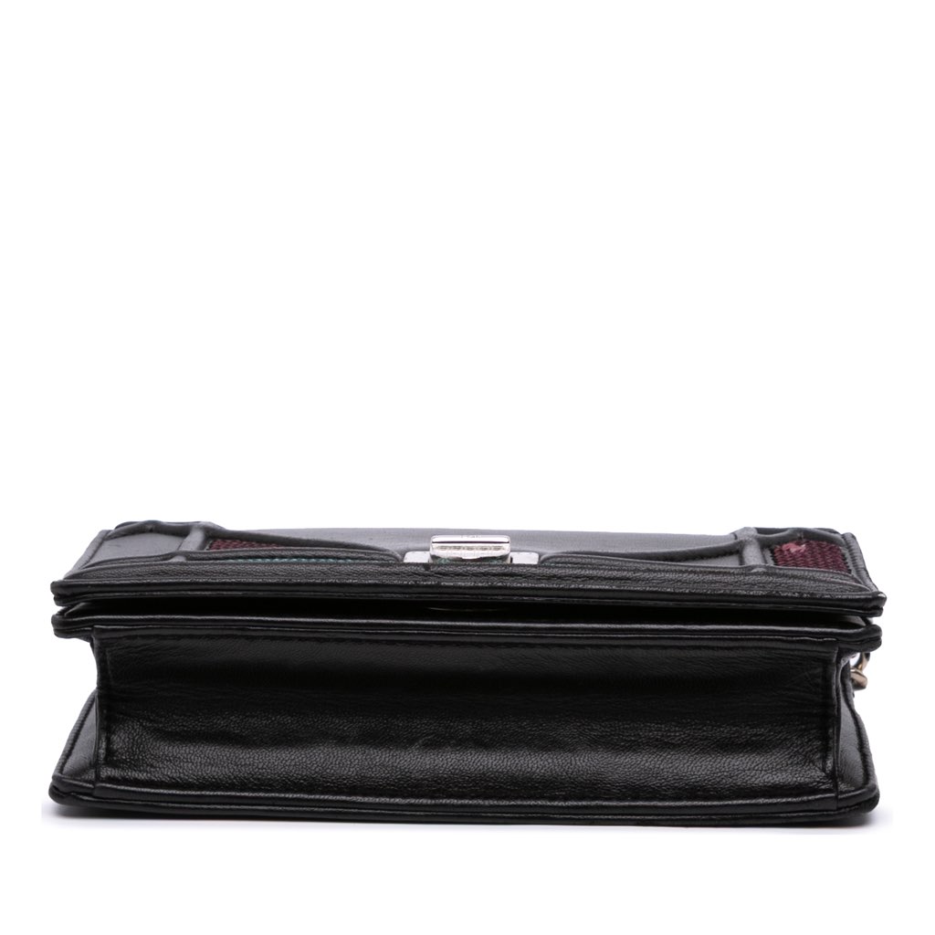Dior Mini Lambskin Sequin Diorama Flap - Image 6