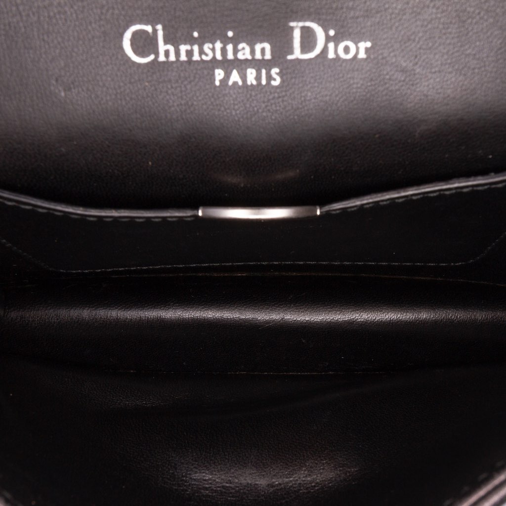 Dior Mini Lambskin Sequin Diorama Flap - 4