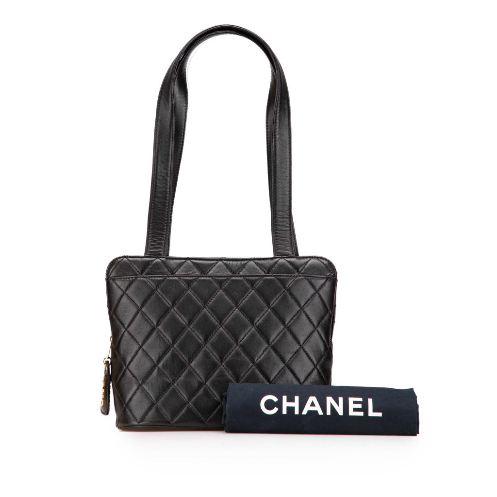 Chanel Quilted Lambskin Shoulder Bag - Image 13