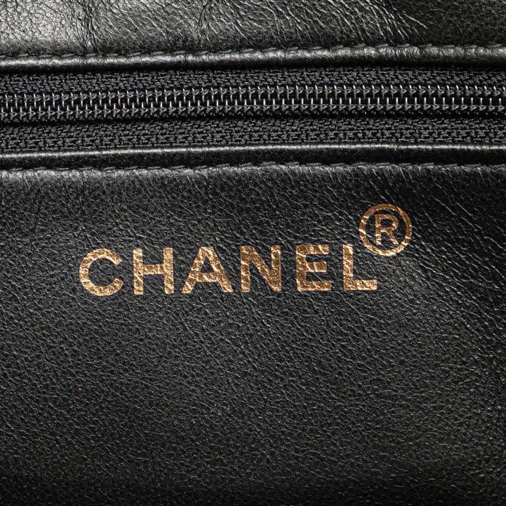 Chanel Quilted Lambskin Shoulder Bag - Side view