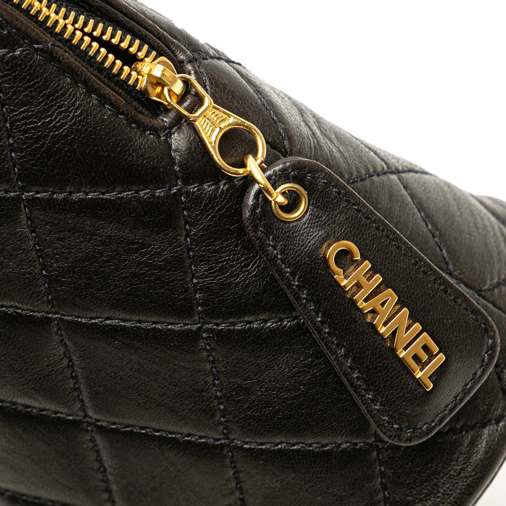 Chanel Quilted Lambskin Shoulder Bag - Image 11