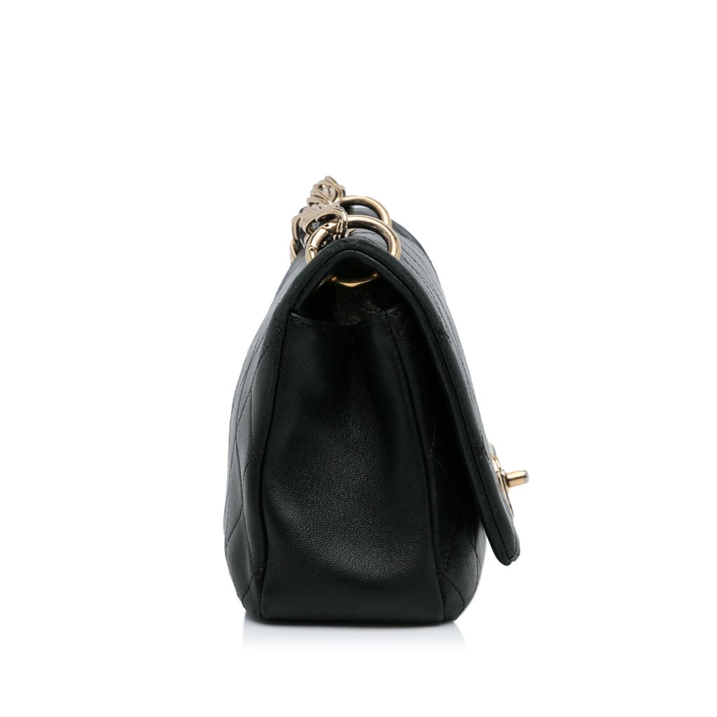 Chanel Large Lambskin Twist Chain Enamel CC Flap - 3