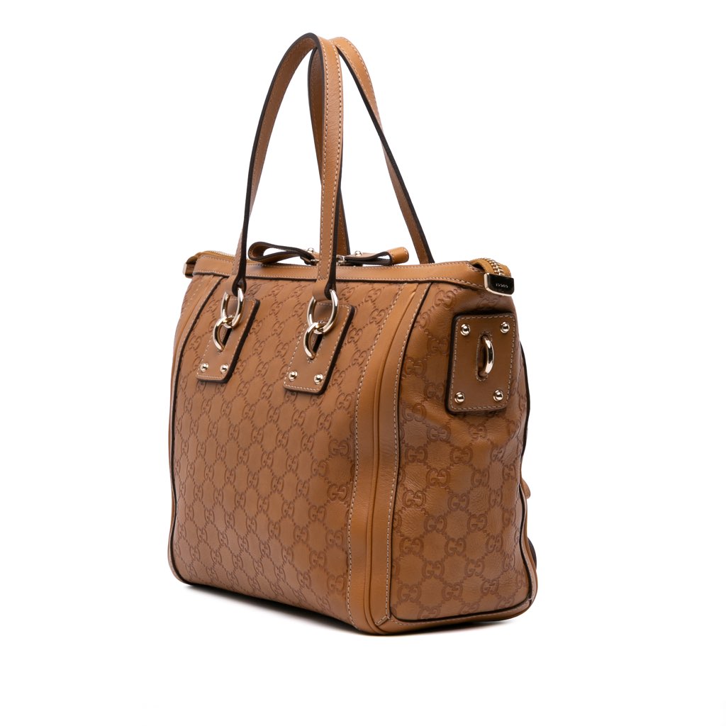 Gucci Medium Guccissima Charm Satchel - 2