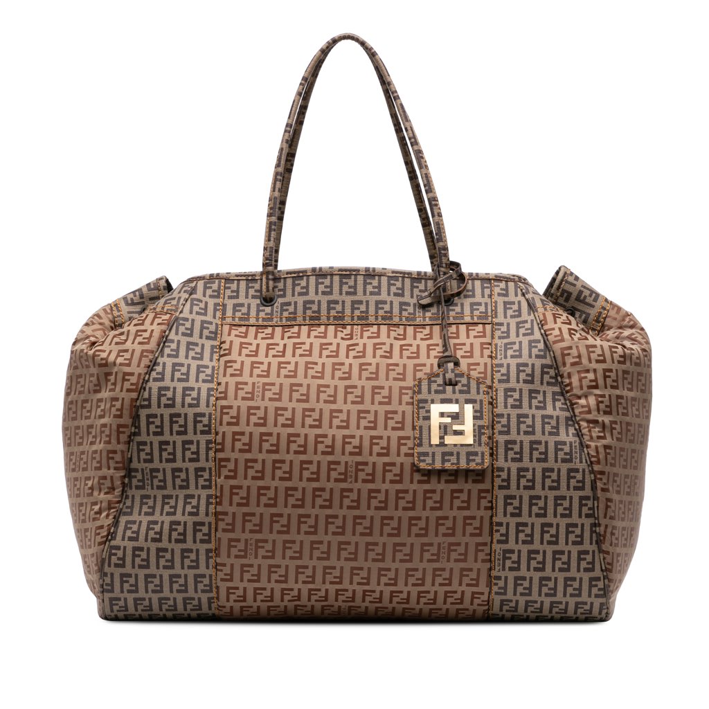 Fendi Zucchino Nylon and Spalmati Grande Pillow Tote