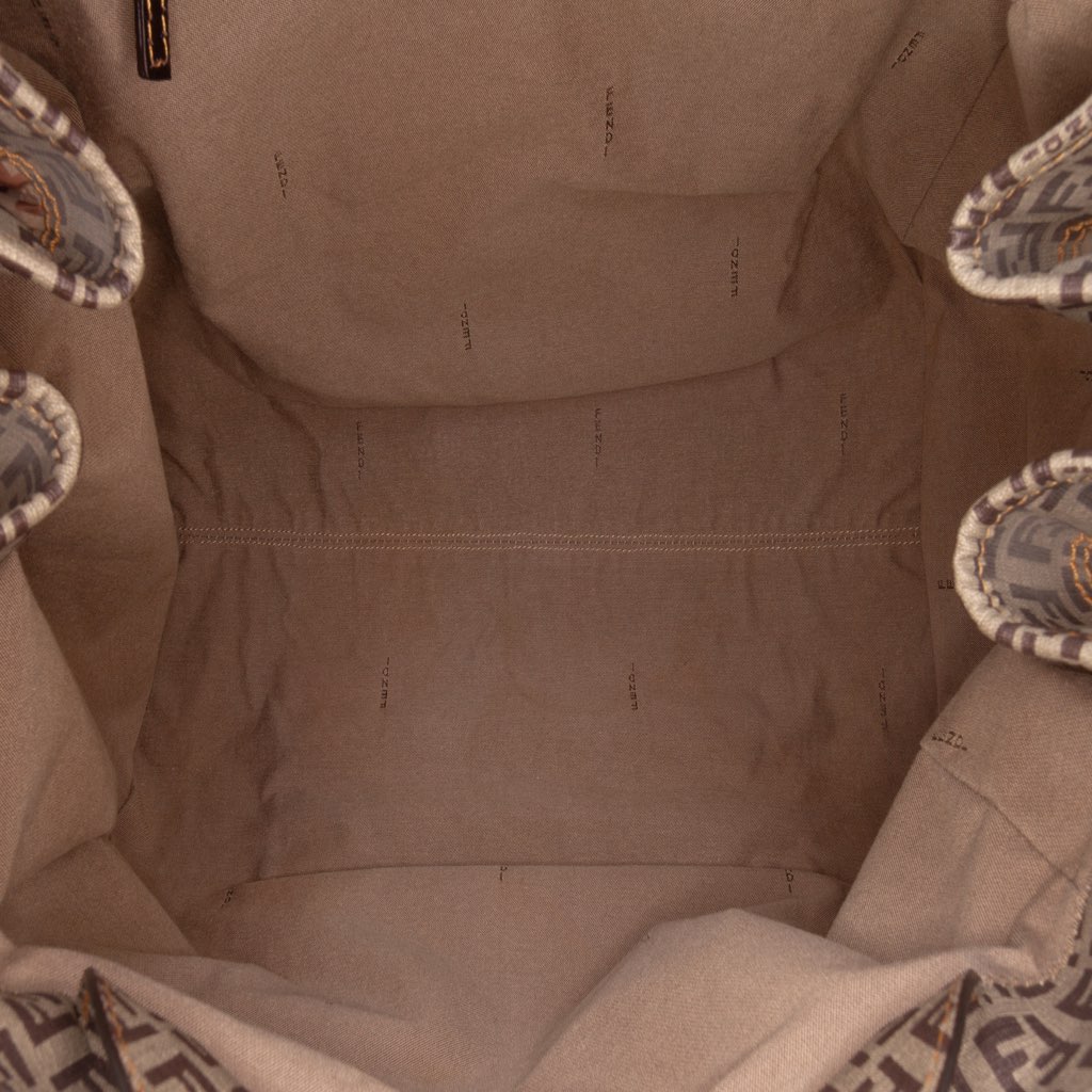 Fendi Zucchino Nylon and Spalmati Grande Pillow Tote - 4