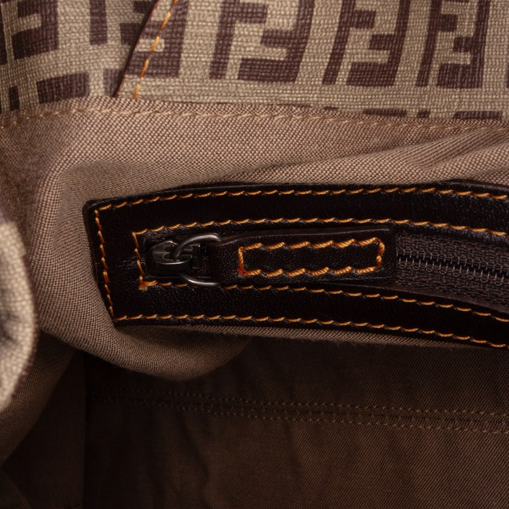 Fendi Zucchino Nylon and Spalmati Grande Pillow Tote - Detail 2