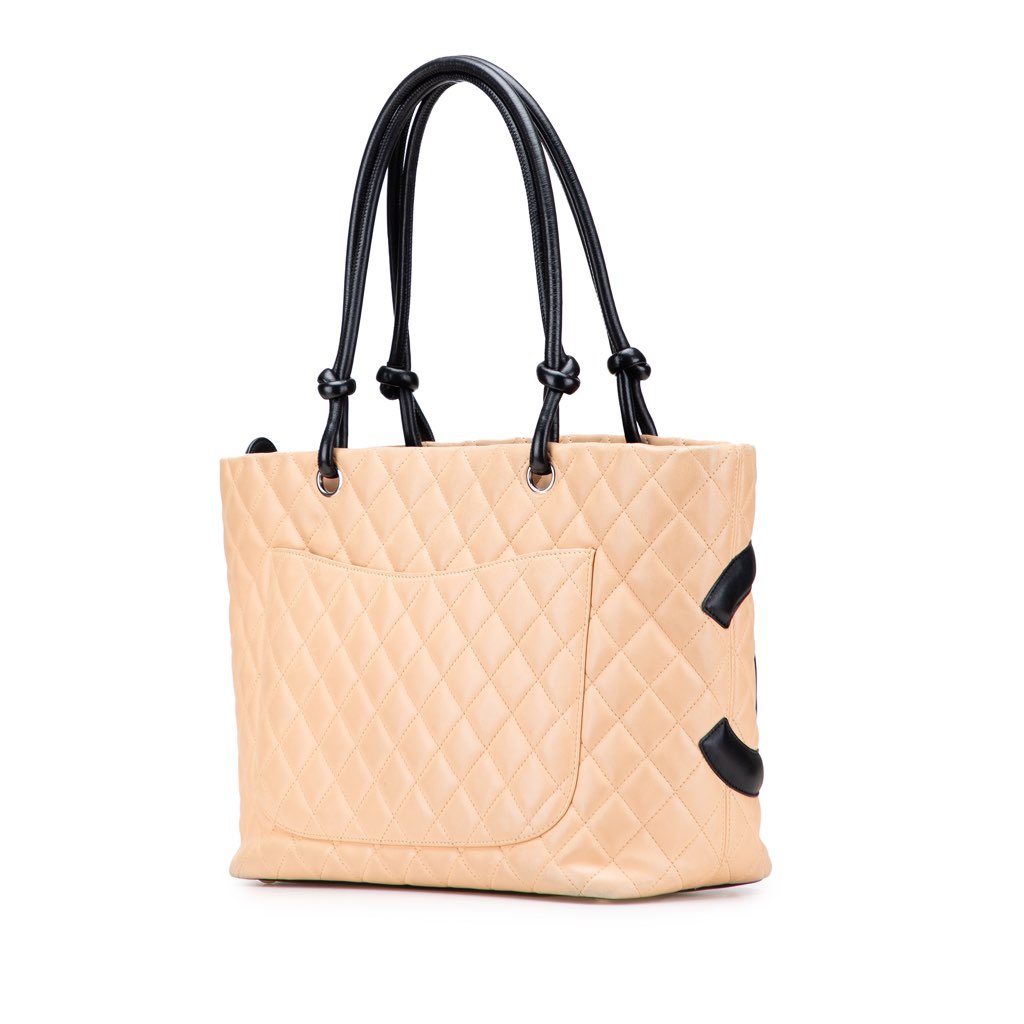Chanel Large Quilted Calfskin Cambon Ligne Tote - 2