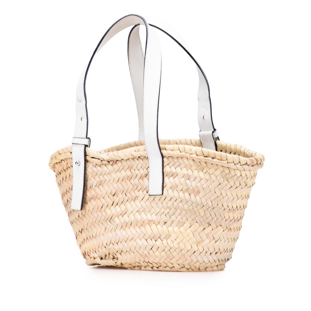 Loewe Medium Raffia Basket Tote - 2