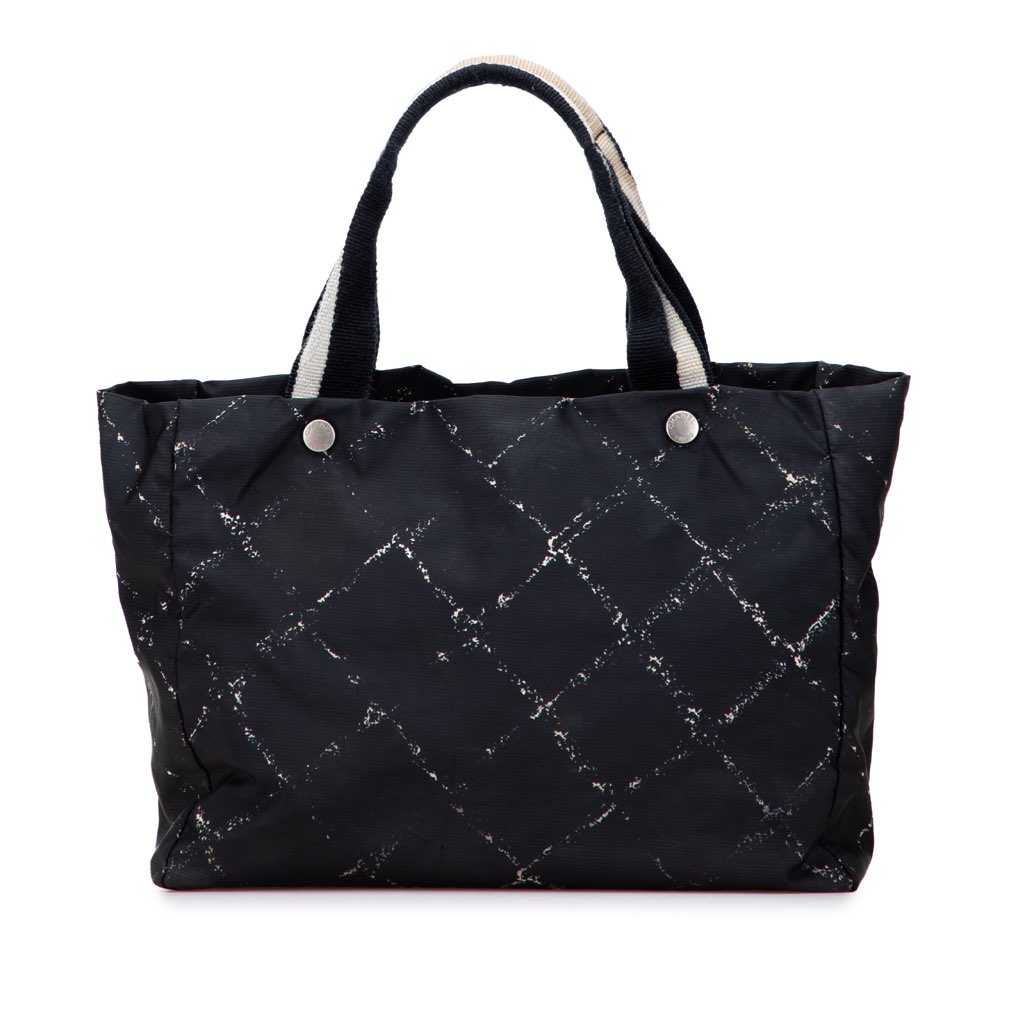 Chanel Old Travel Line Nylon Tote