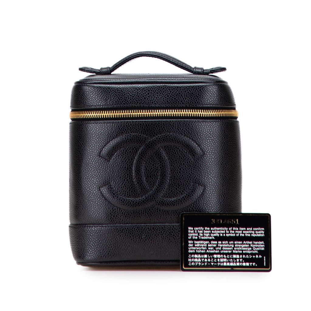 Chanel CC Caviar Vanity Case - Image 13