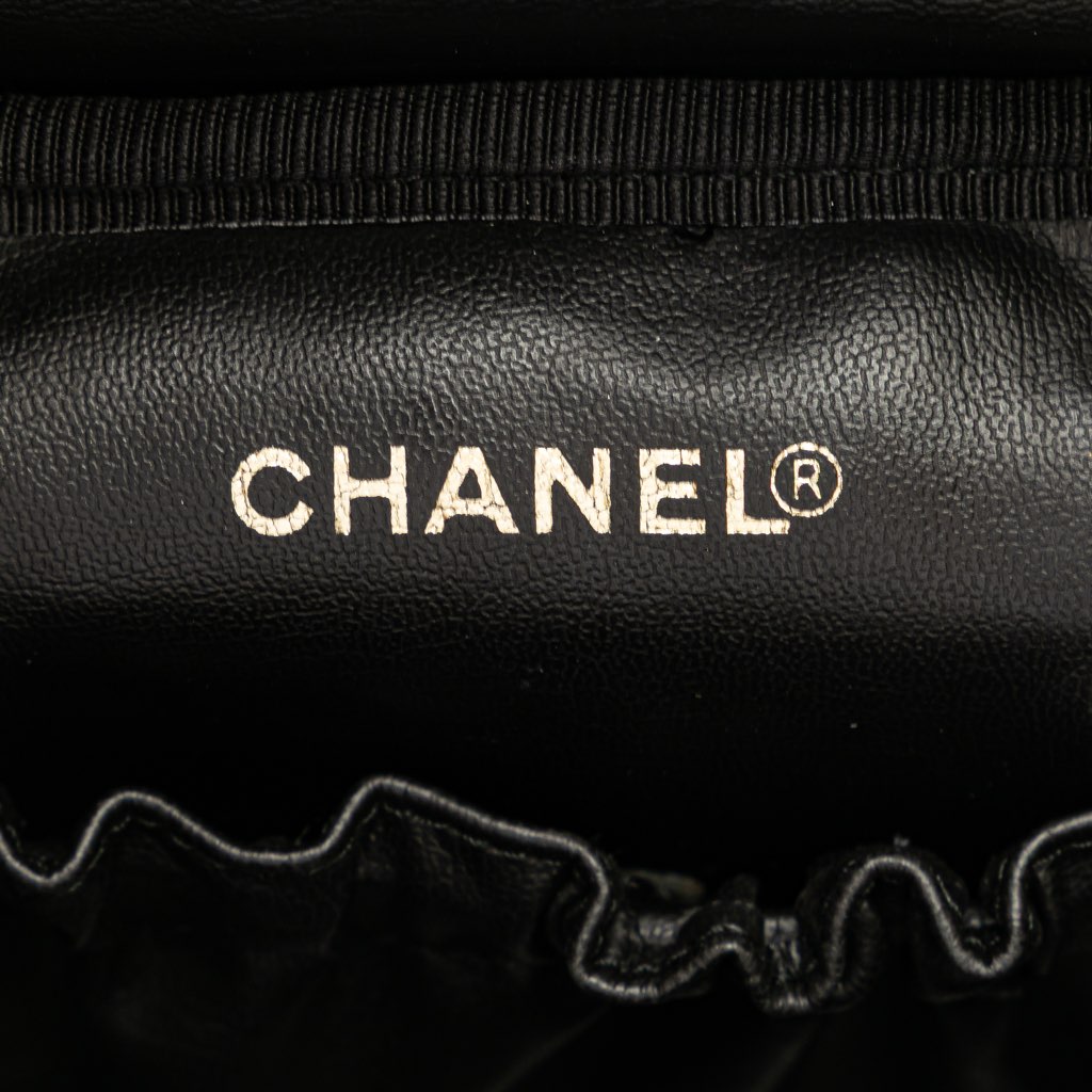 Chanel CC Caviar Vanity Case - Side view