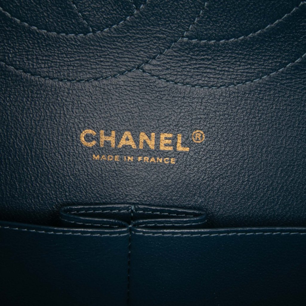 Chanel Medium Classic Iridescent Lambskin Double Flap - 5