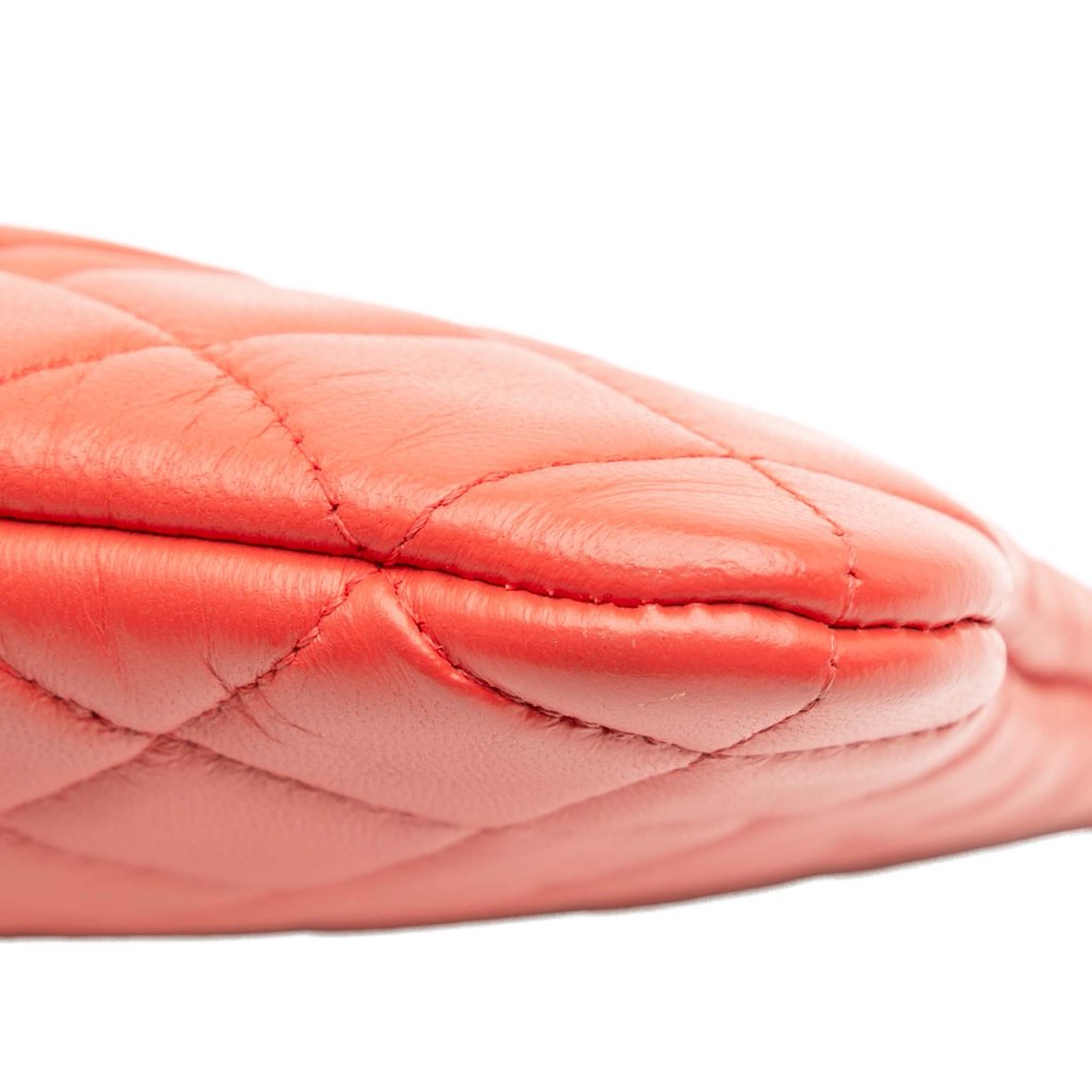Chanel Medium Quilted Lambskin O Case Clutch - Image 10