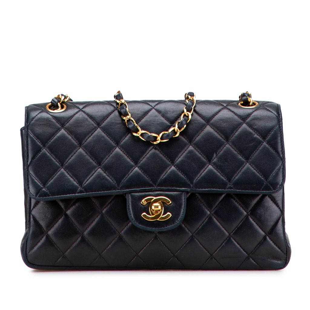 Chanel Medium Quilted Lambskin Double Sided Flap