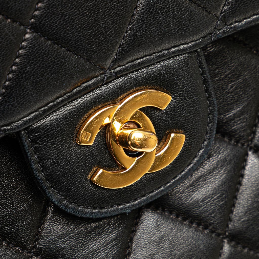 Chanel Medium Quilted Lambskin Double Sided Flap - Image 10