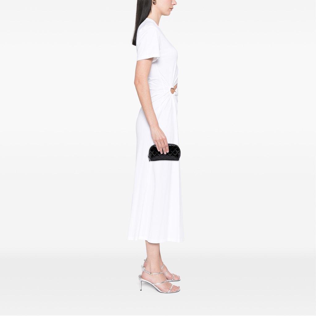 Chanel CC Quilted Patent Cosmetic Pouch - Image 13