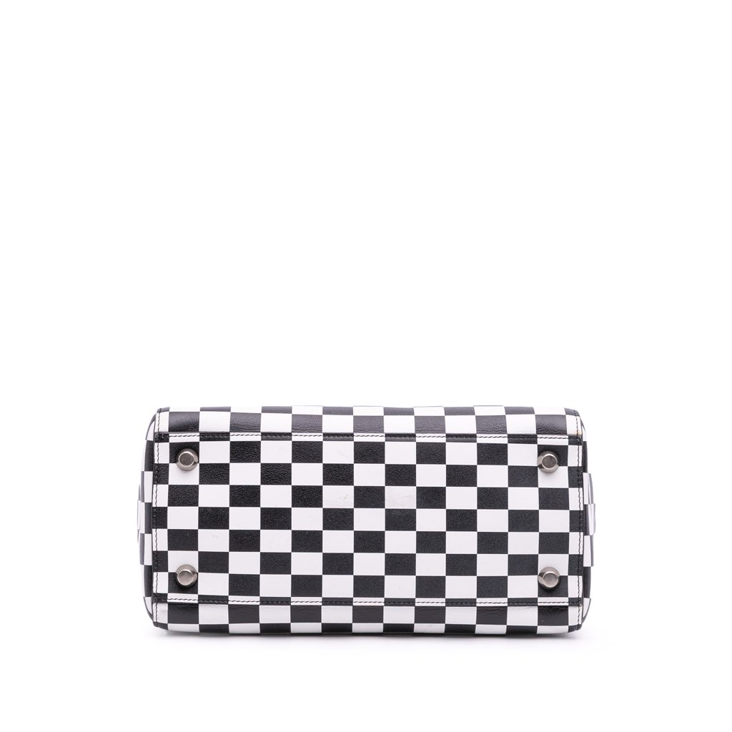 Dior Medium Calfskin Checkered Lady Dior - Image 6