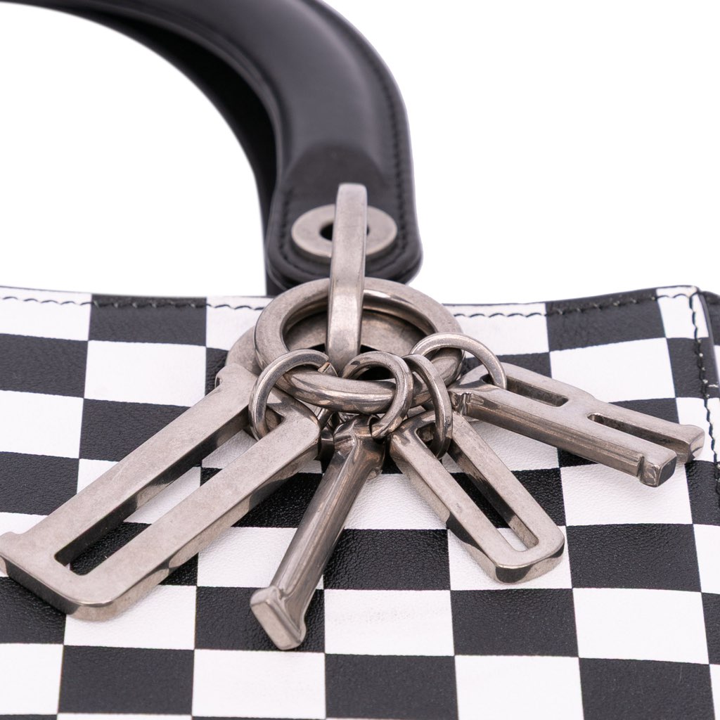 Dior Medium Calfskin Checkered Lady Dior - Detail 2