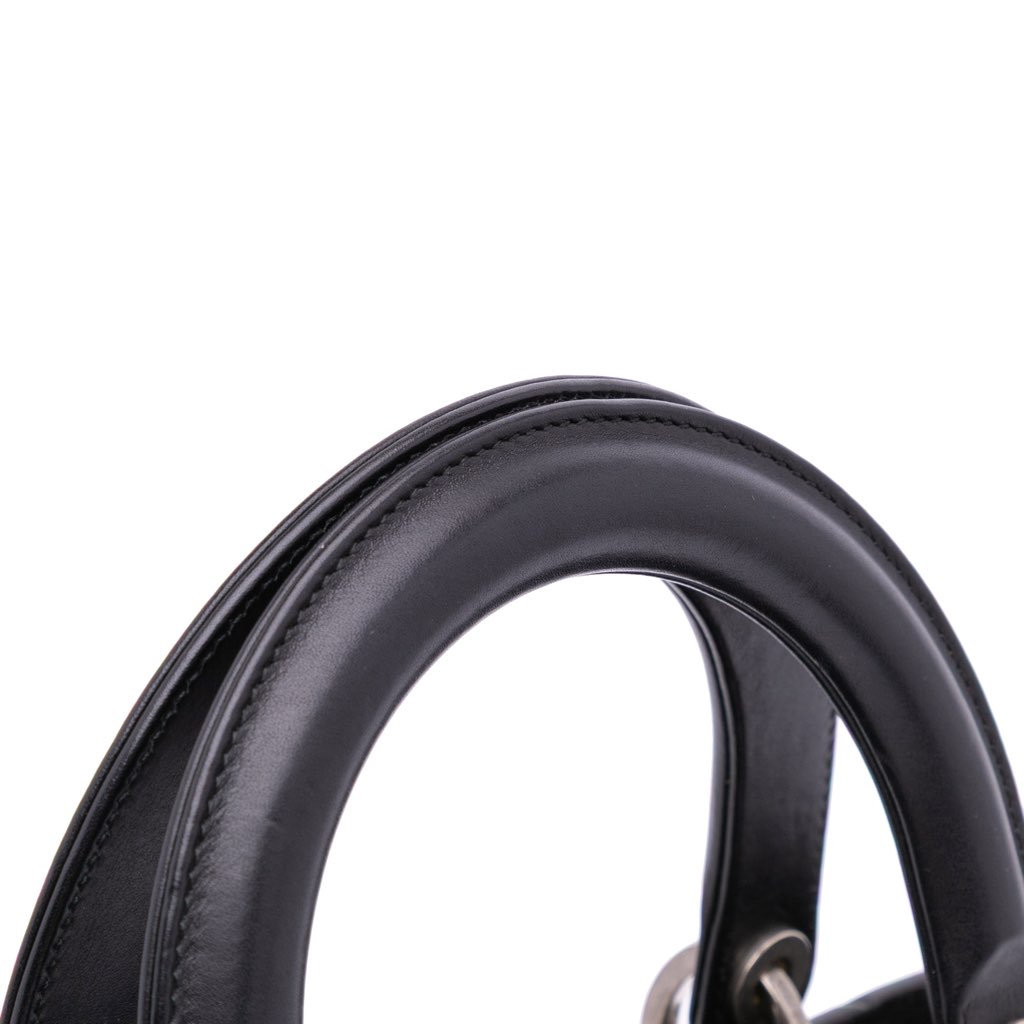 Dior Medium Calfskin Checkered Lady Dior - Image 11