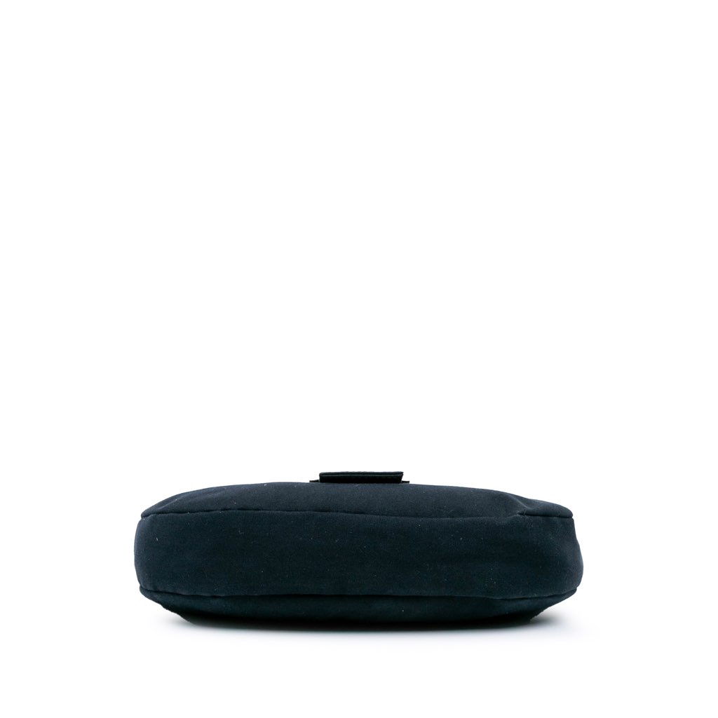 Fendi Canvas FF Marble Croissant Shoulder Bag - Image 6