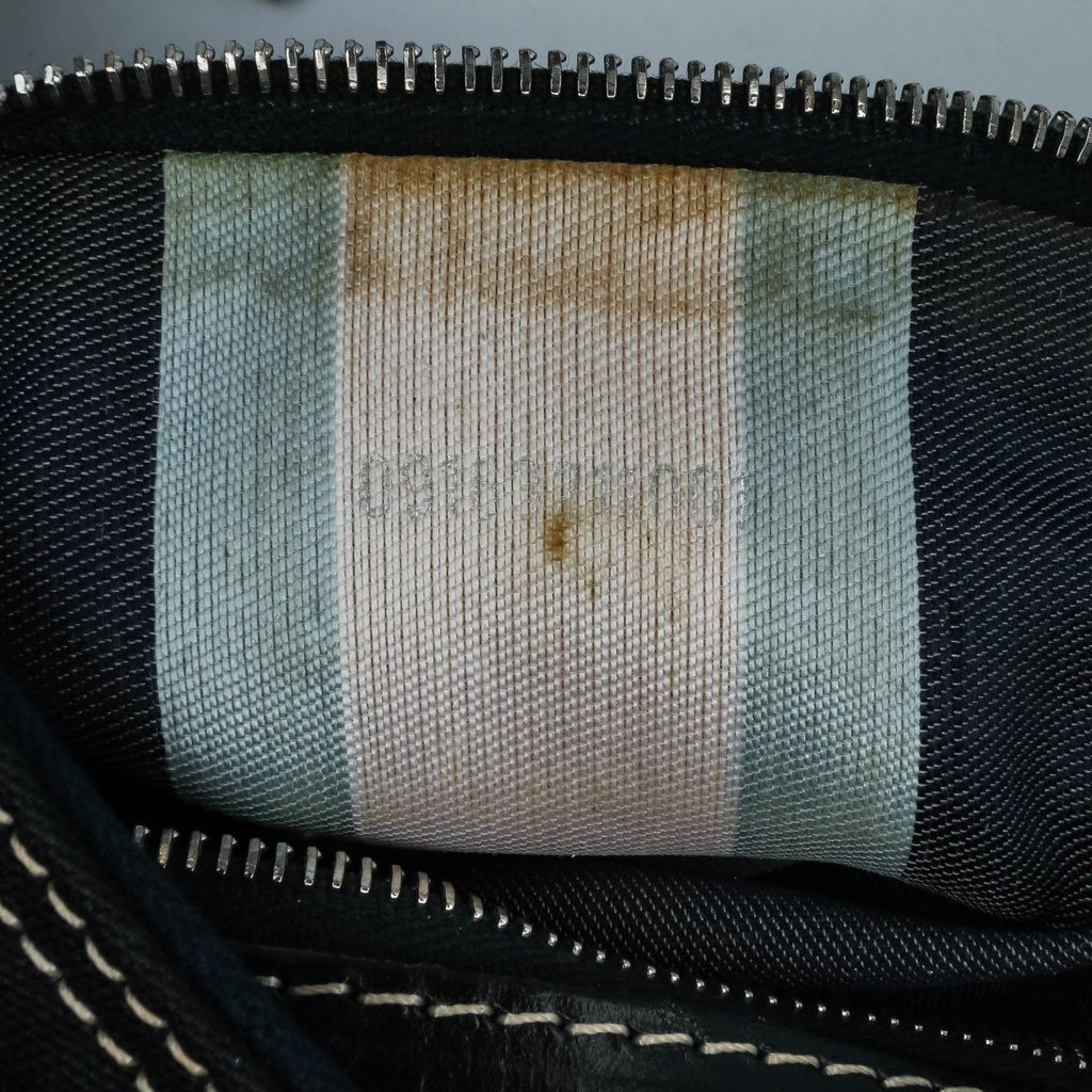 Fendi Canvas FF Marble Croissant Shoulder Bag - Detail 1