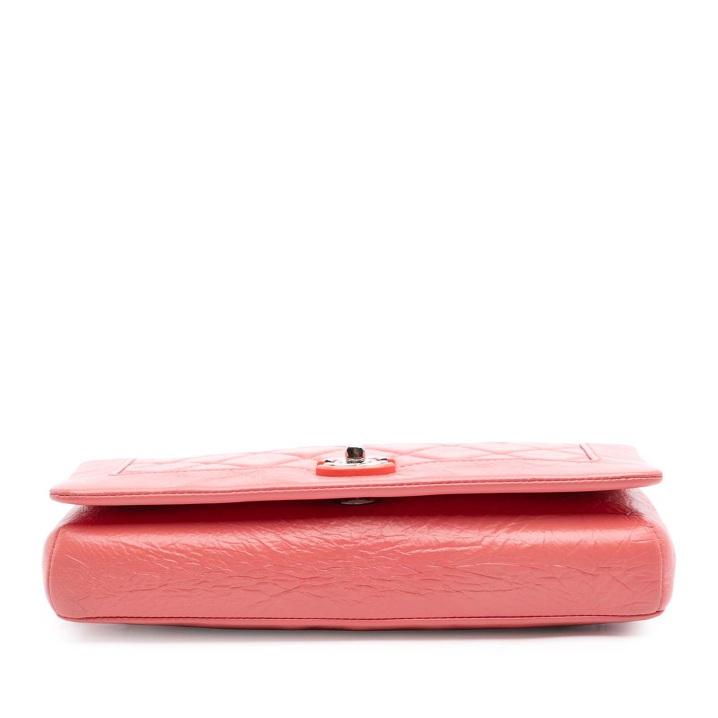 Chanel Crumpled Calfskin Bi Quilted Vintage Full Flap - Image 6