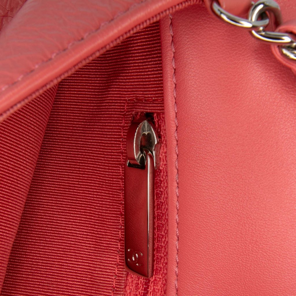 Chanel Crumpled Calfskin Bi Quilted Vintage Full Flap - Detail 1