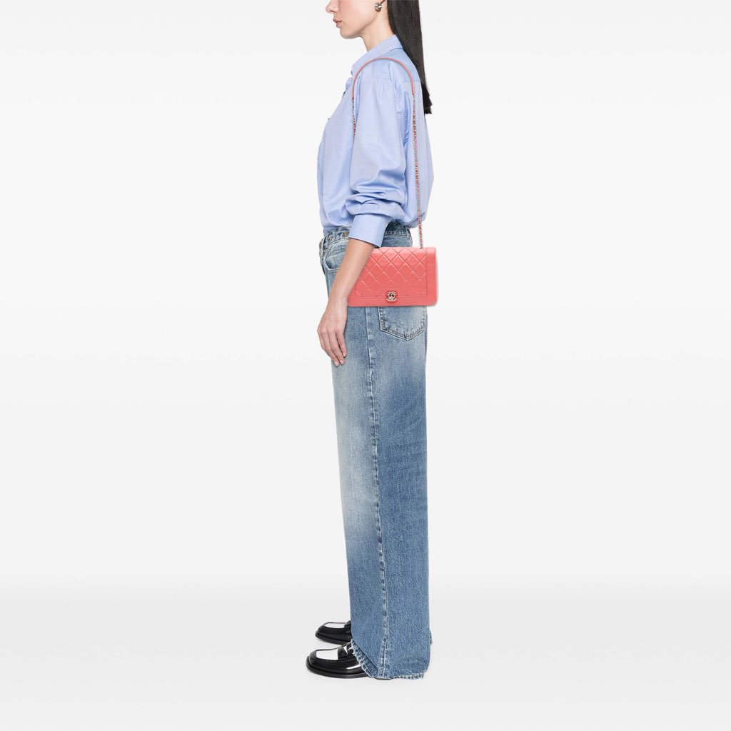 Chanel Crumpled Calfskin Bi Quilted Vintage Full Flap - Image 11