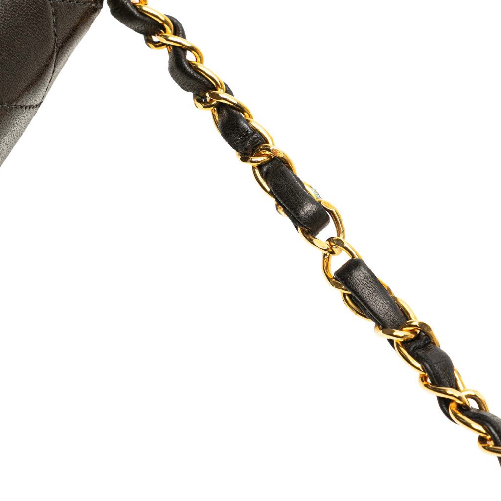 Chanel Medium CC Quilted Lambskin Half Single Flap - Image 11