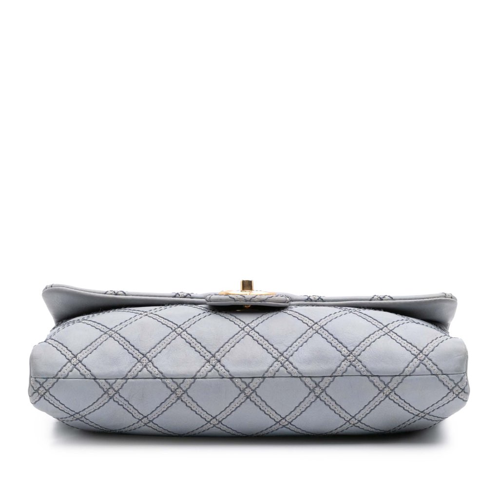 Chanel Jumbo Quilted Calfskin Triple Stitched Flap - Image 6