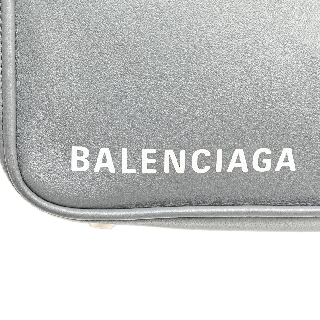 Balenciaga Medium Leather Triangle Duffle Bag - Side view