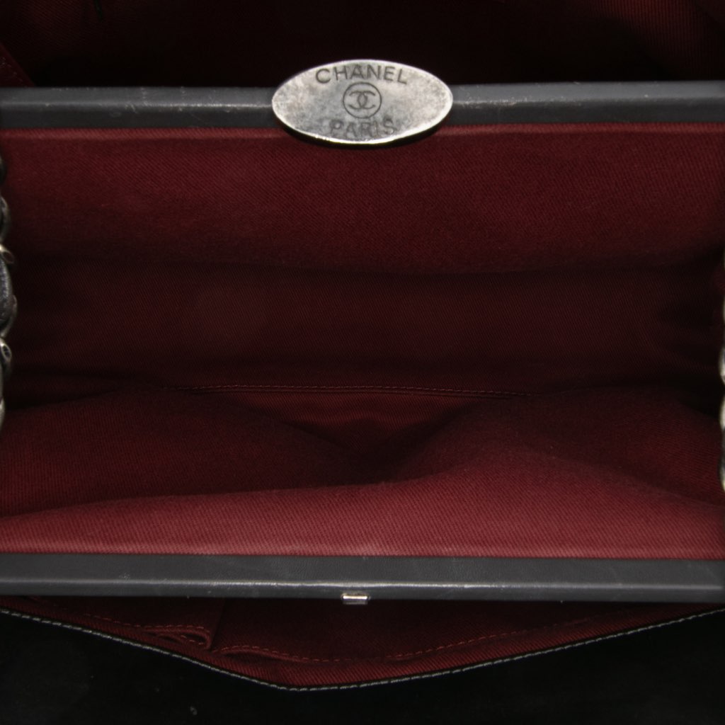 Chanel Large Aged Calfskin Just Mademoiselle Bowling Bag - 4