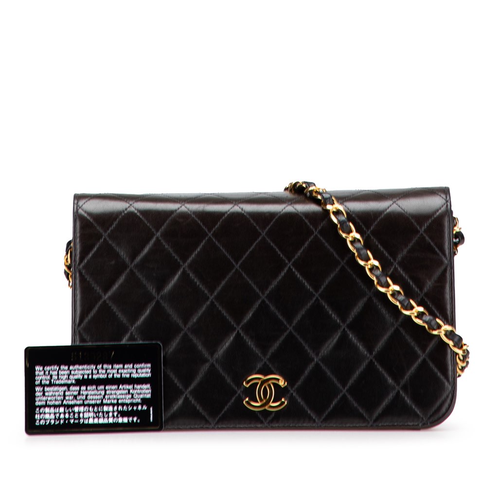 Chanel CC Quilted Lambskin Full Single Flap - Image 14