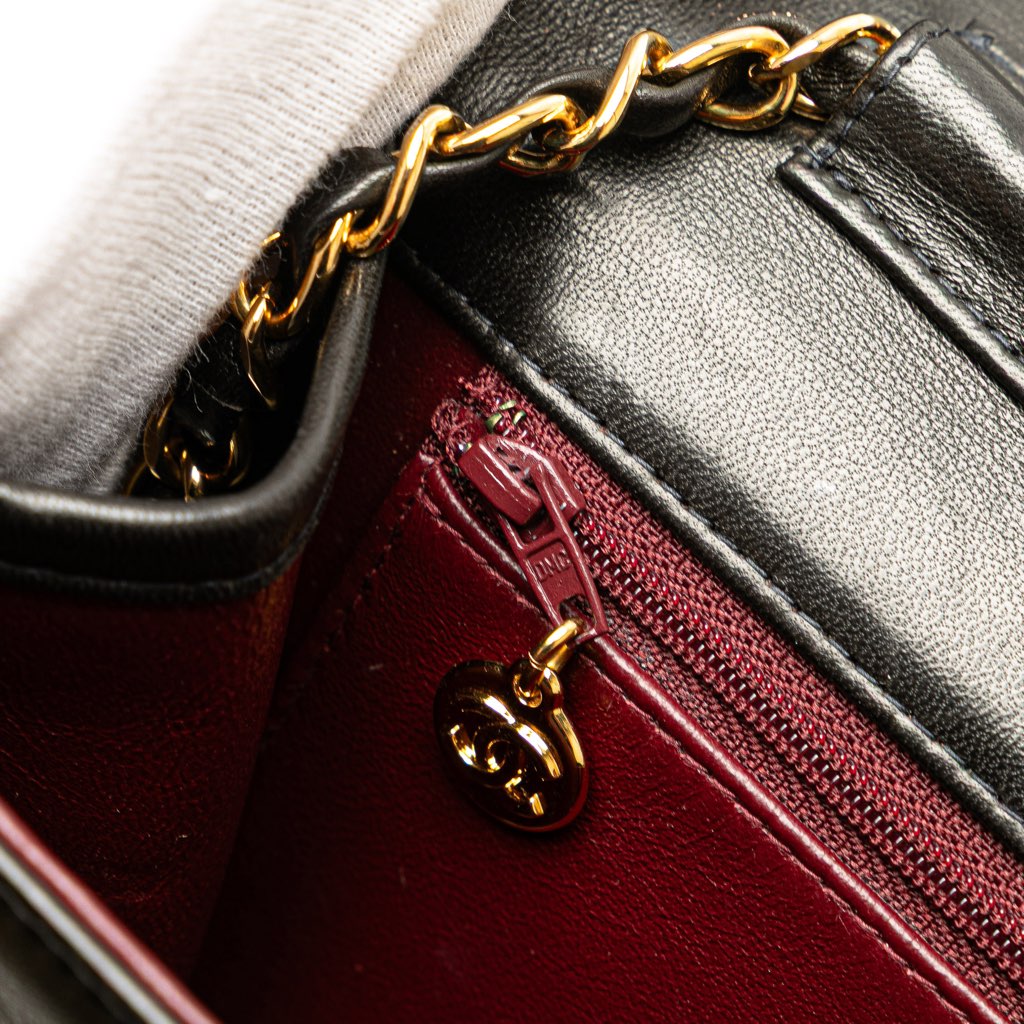 Chanel CC Quilted Lambskin Full Single Flap - Image 10