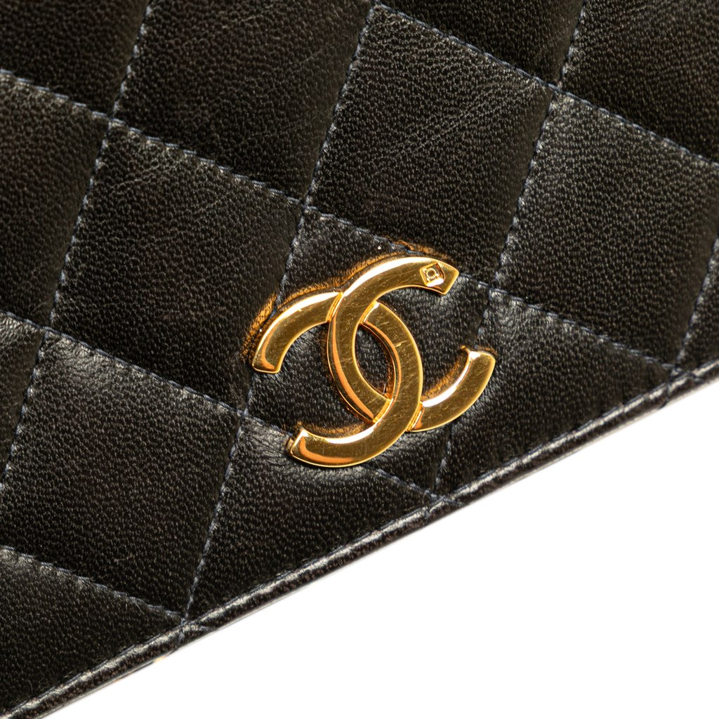 Chanel CC Quilted Lambskin Full Single Flap - Image 11