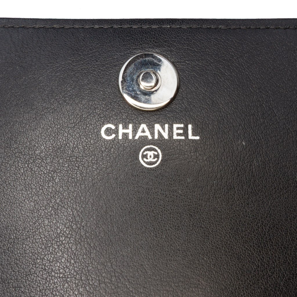 Chanel CC Patent Strass Embellished Wallet On Chain - 5
