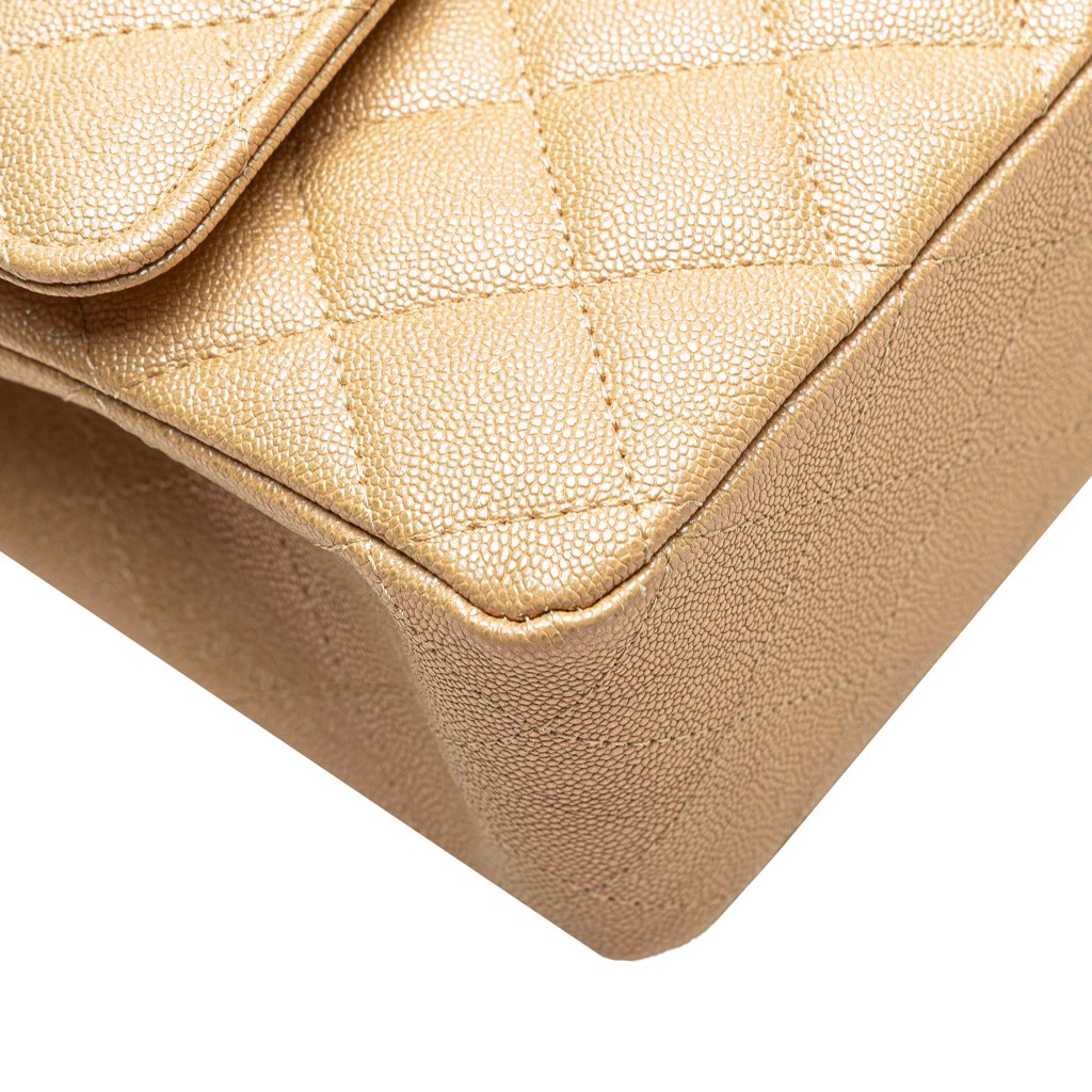 Chanel Medium Classic Iridescent Caviar Double Flap - Image 13