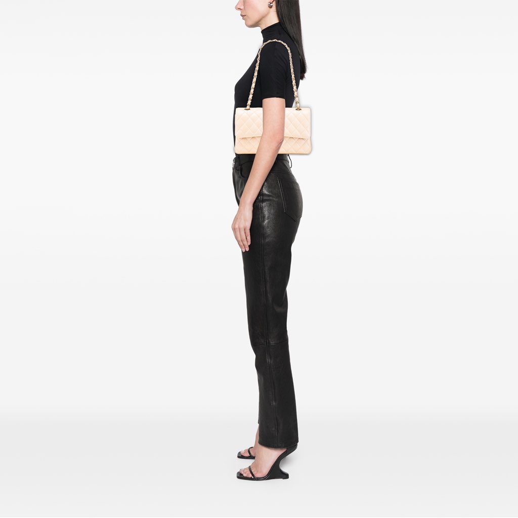 Chanel Medium Classic Iridescent Caviar Double Flap - Image 15