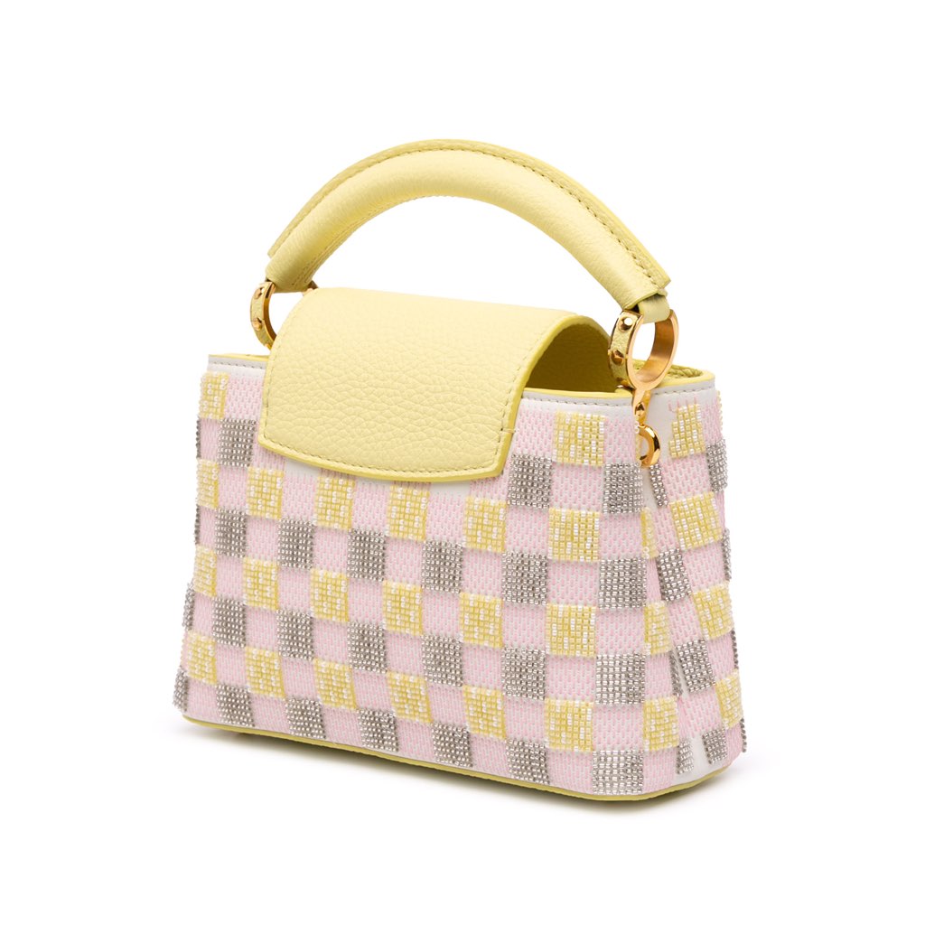 Louis Vuitton Smooth Calfskin Beaded Mini Capucines - 2