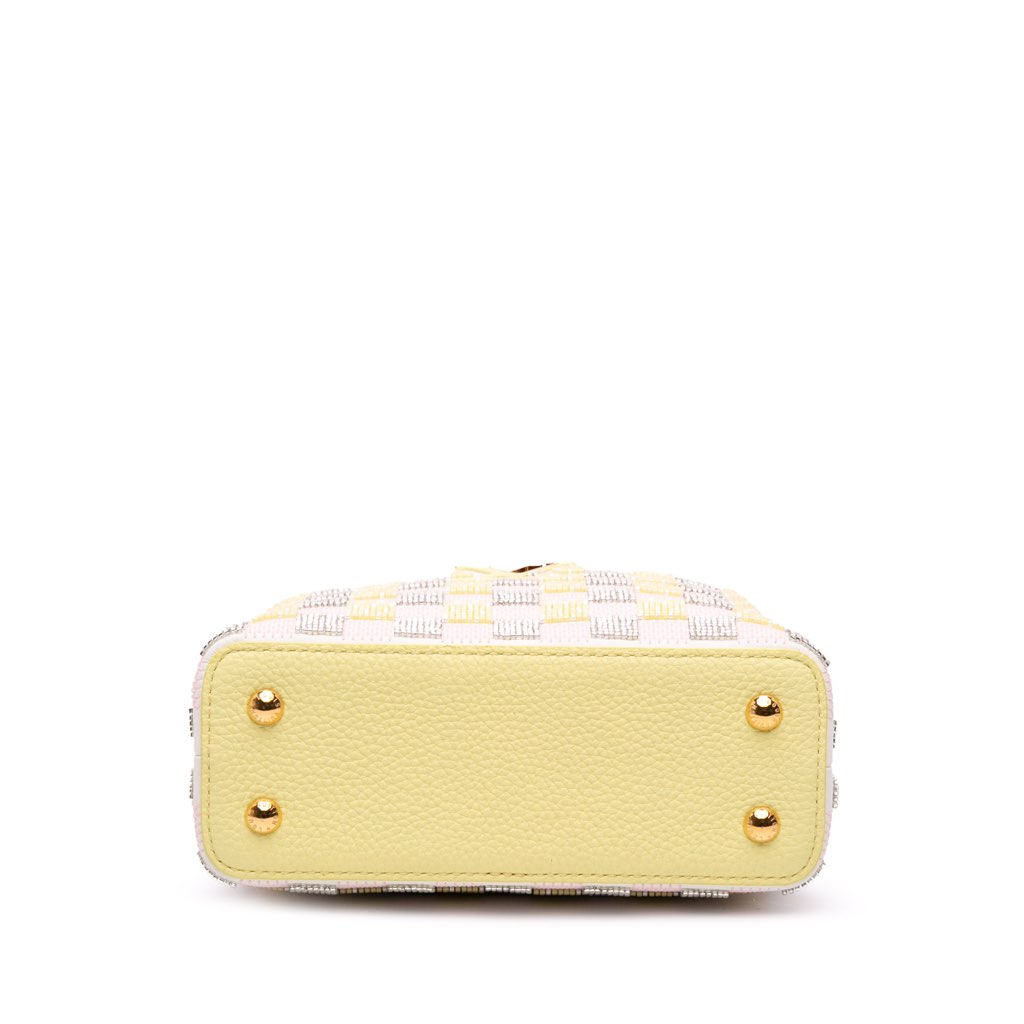 Louis Vuitton Smooth Calfskin Beaded Mini Capucines - 3