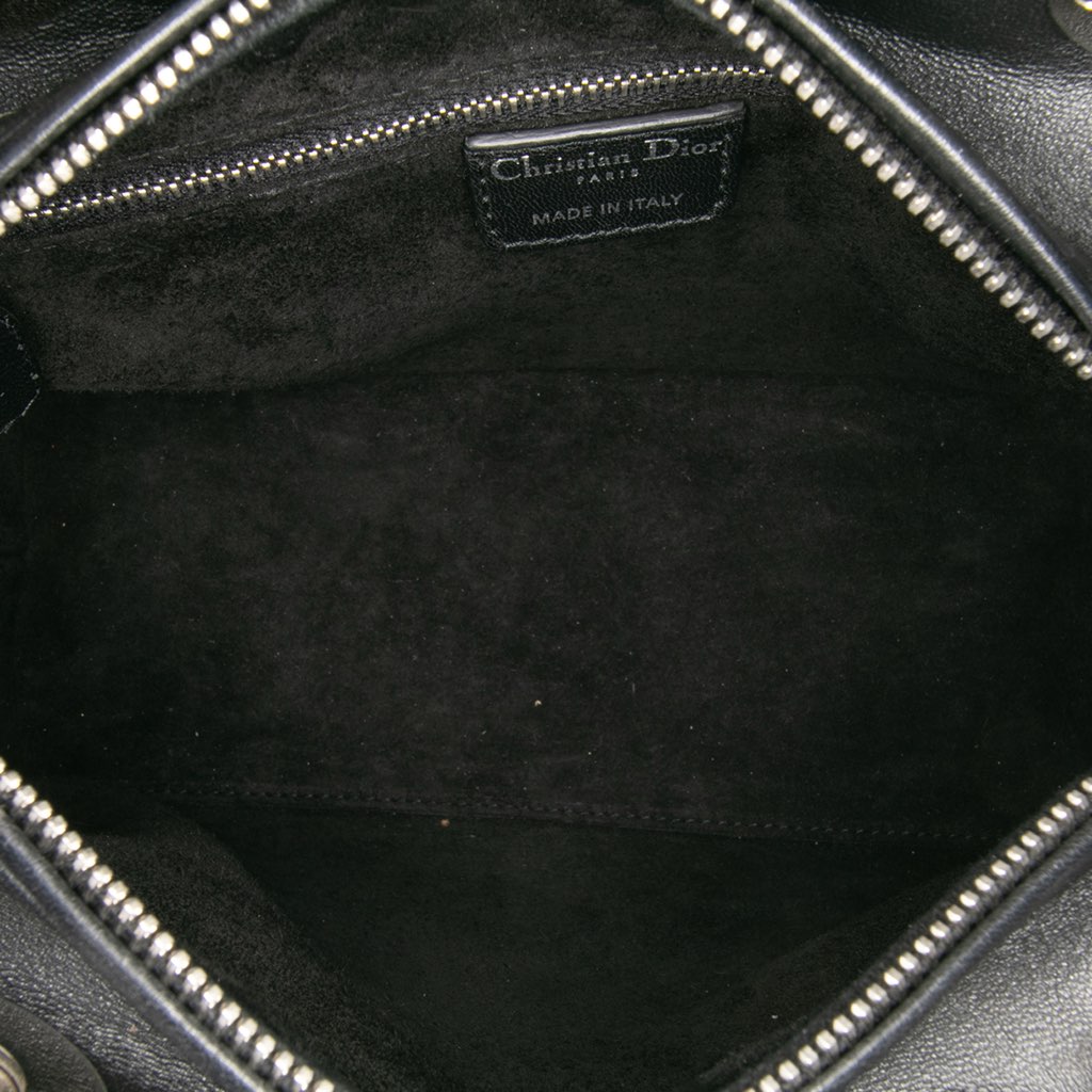 Dior Medium Calfskin Cannage Studded Lady Dior - 4