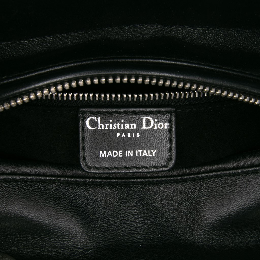 Dior Medium Calfskin Cannage Studded Lady Dior - Side view