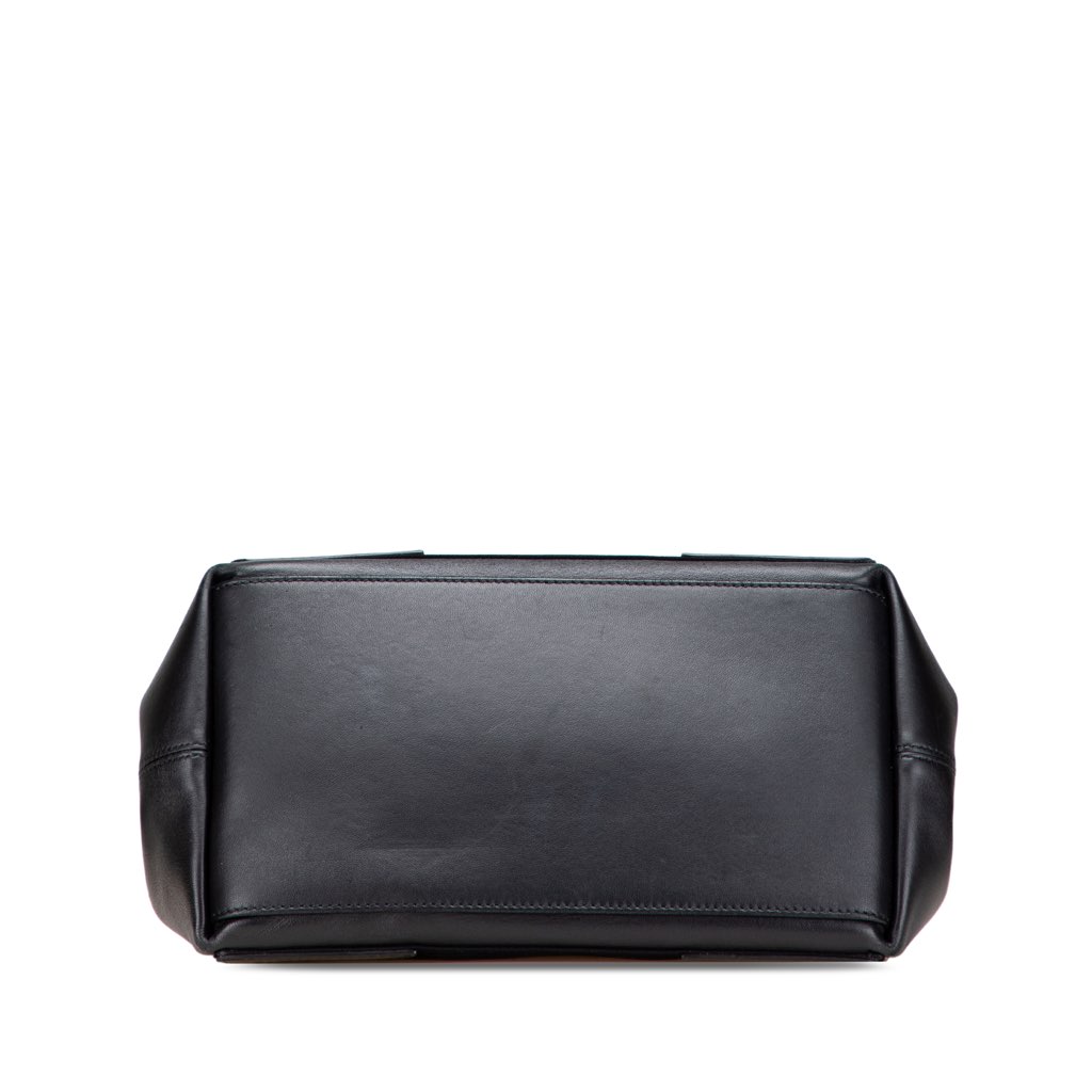 Balenciaga Calfskin Perforated Navy Cabas S Tote - Image 6