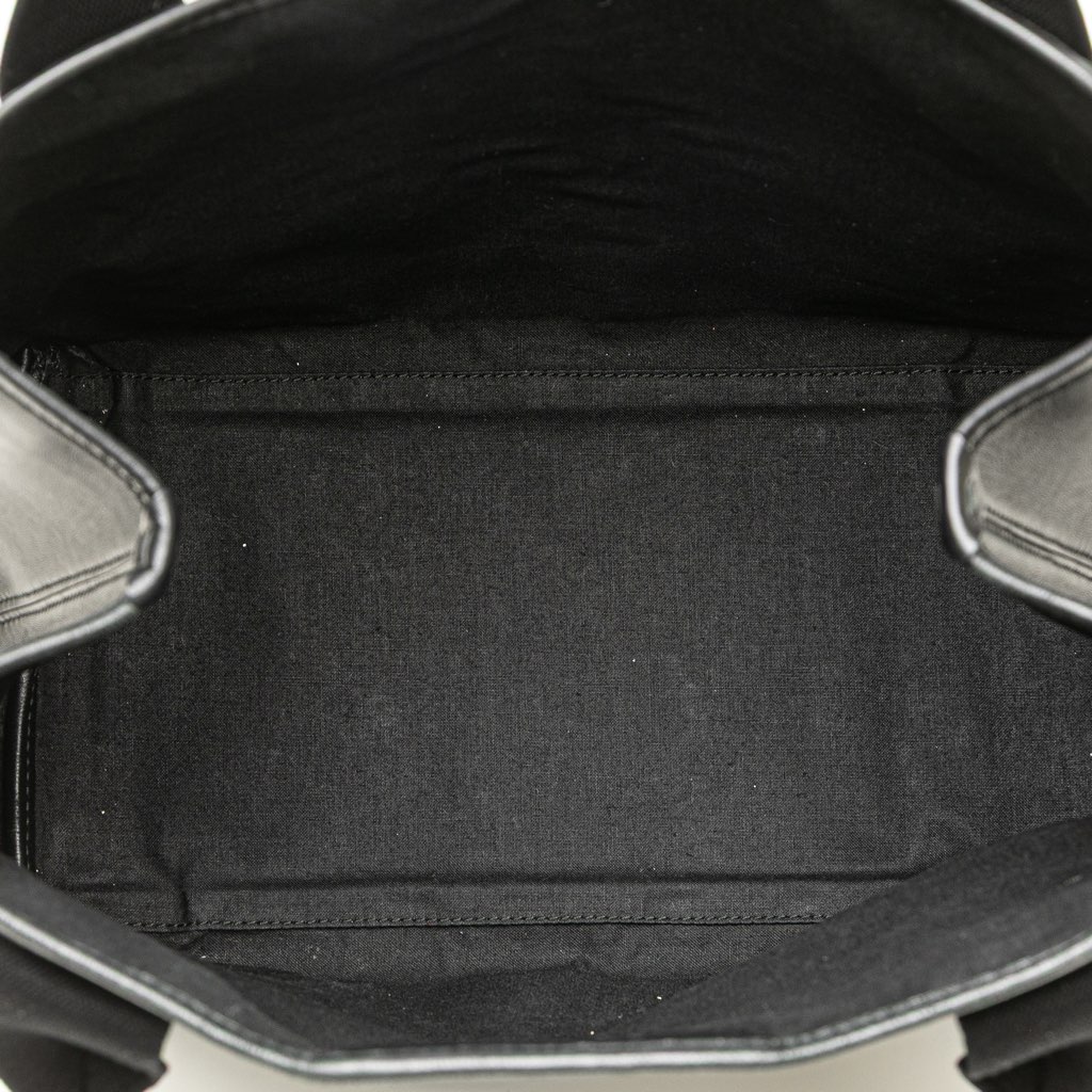 Balenciaga Calfskin Perforated Navy Cabas S Tote - 4